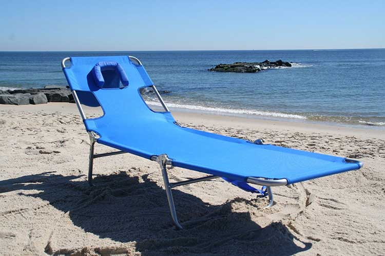 Face Down Lounge Chair - Face down reading beach lounger - Ostrich Ladies Comfort Lounge