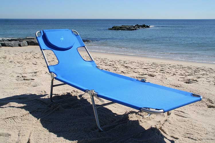 Face Down Lounge Chair - Face down reading beach lounger - Ostrich Ladies Comfort Lounge