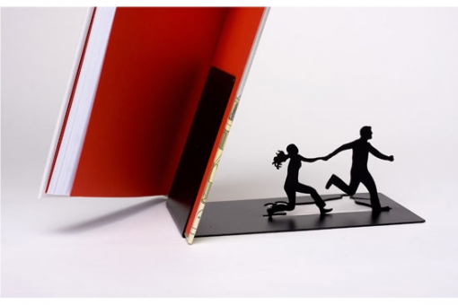 Falling Books Bookend