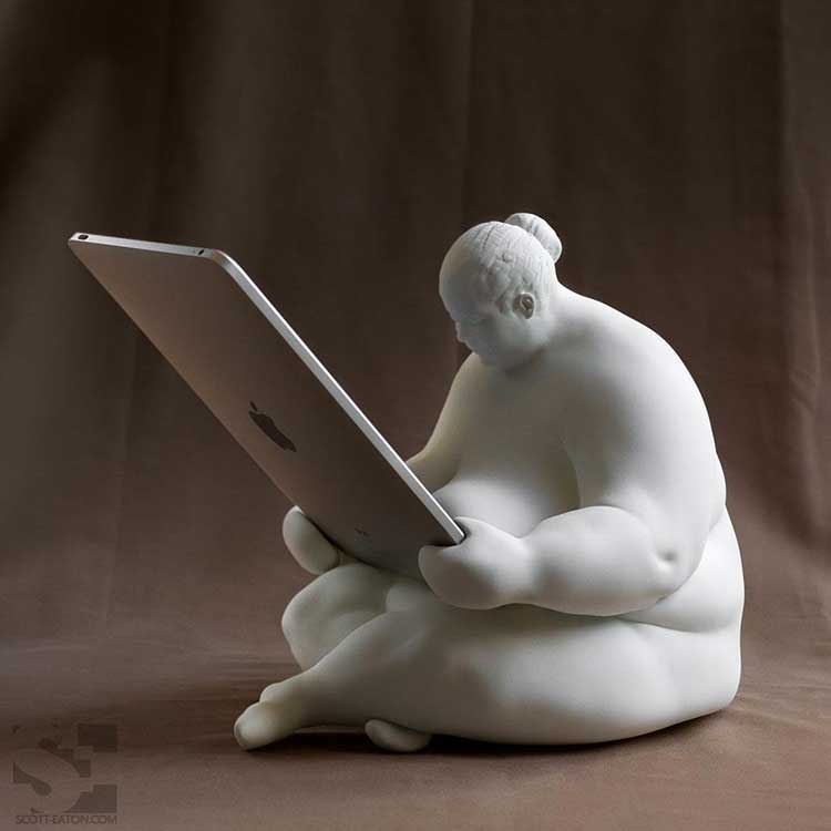 Fat Naked Lady iPad Dock 2