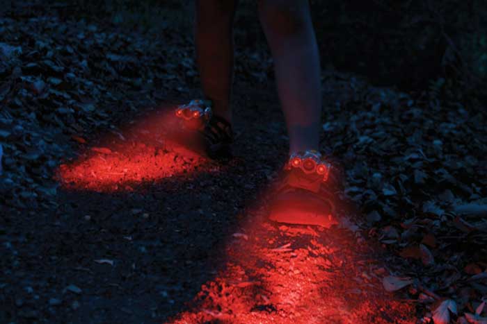 Flashlight Shoes Attachments - LED shoe flashlights