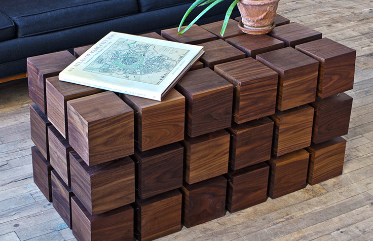 Floating Magnetic Cubes Table