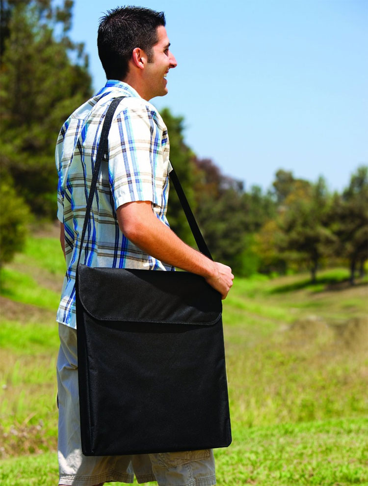 Collapsible Charcoal X-Grill - Onivia Folding Portable BBQ Grill - 1 inch thick grill