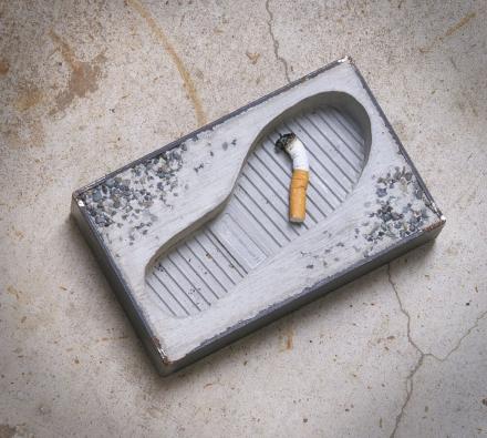 Foot Imprint Ashtray