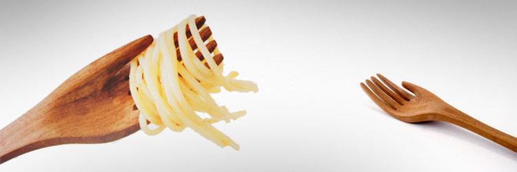 Wooden Fork With A Thumb