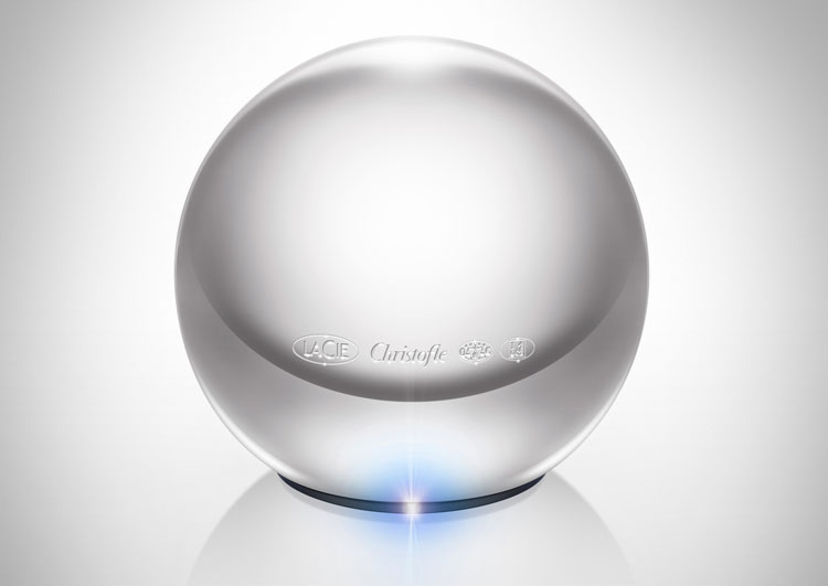 Futuristic Lacie Sphere Hard Drive