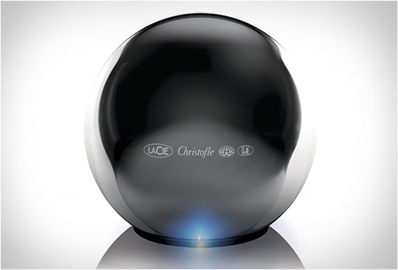Futuristic Lacie Sphere Hard Drive