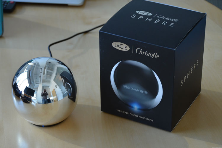 Futuristic Lacie Sphere Hard Drive