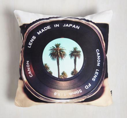 ‘Get Some Shutter-Eye’ Camera Lens Pillow