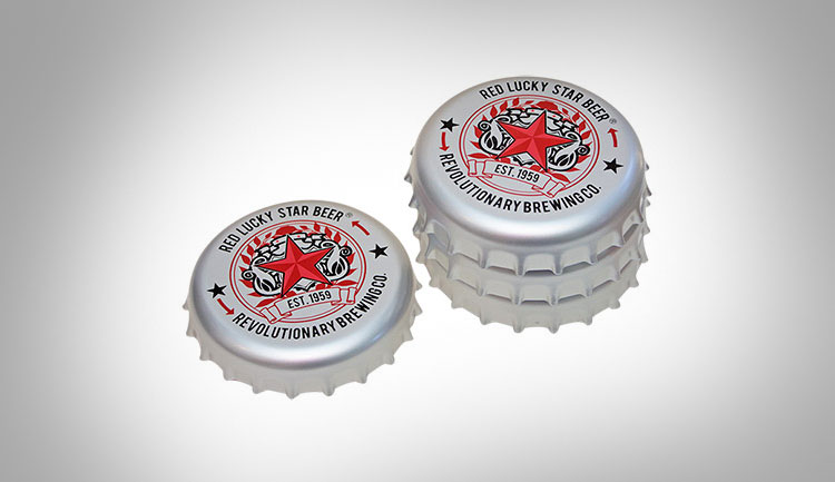 Giant Bottle Cap Coasters
