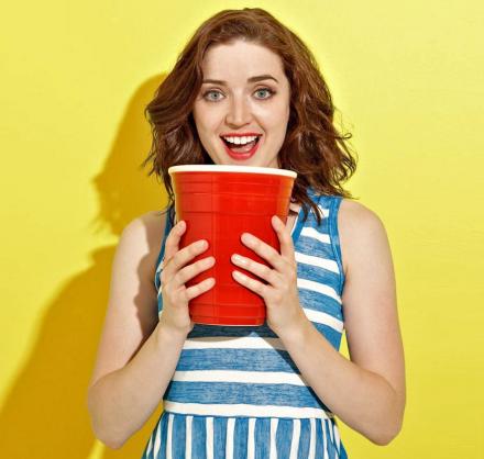 Giant Red Solo Cups For Playing Giant Beer Pong or Giant Flippy Cup