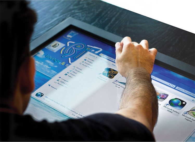 Giant Touchscreen Coffee Table Computer