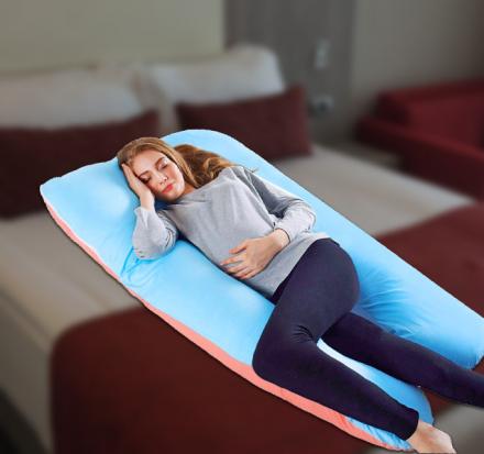 Giant U-Shaped Body Pillow – Cradling Pregnancy Pillow