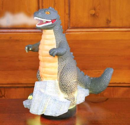 Godzilla Diffuser and Humidifier Makes It Look Like He’s Breathing Fire