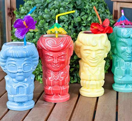 These Golden Girls Tiki Cups Are The Best Way To Binge Watch Your Favorite 80’s Show