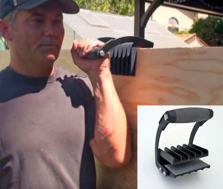 This Gorilla Gripper Helps You Carry Large Pieces of Plywood, Drywall, or Sheet Metal