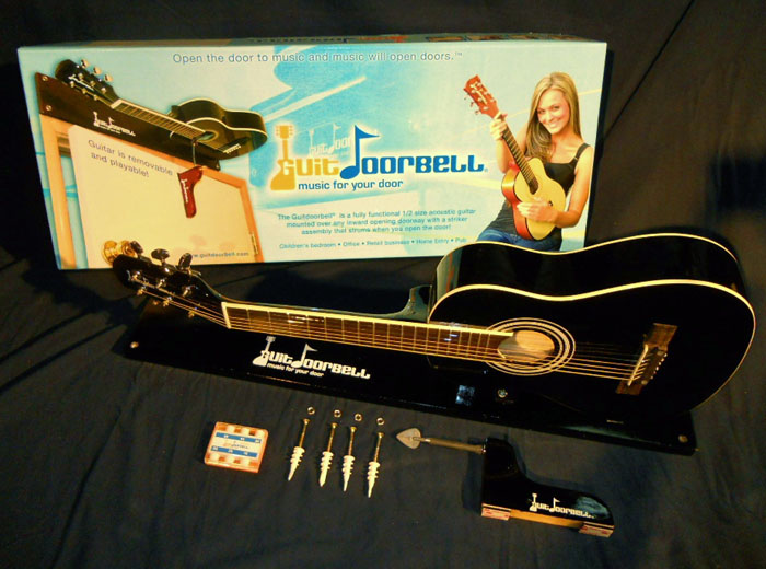 Guitar Doorbell - Guitar Door chime strums guitar each time door is opened