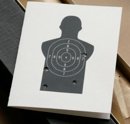 Gun Target ‘Miss You’ Card