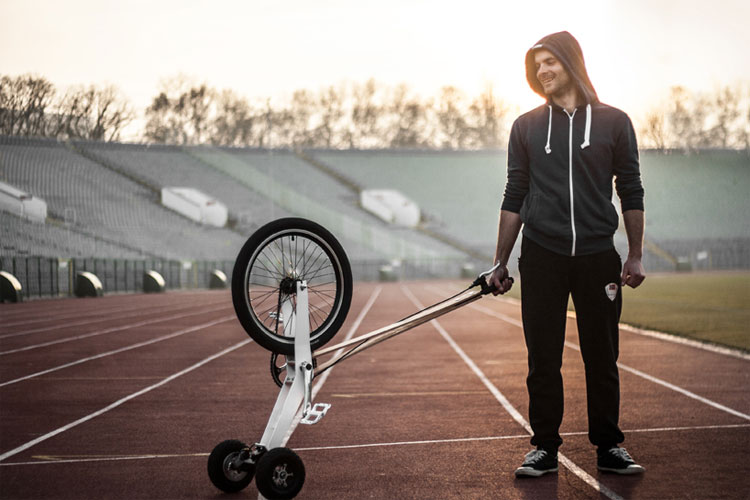 Halfbike Stand Up Tricycle