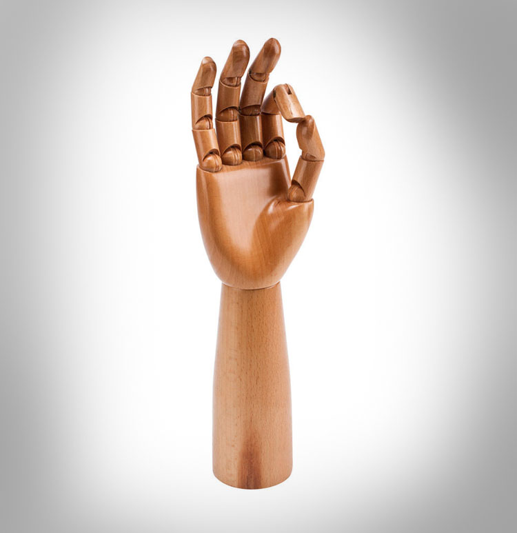 Handy Hand Shaped Salt and Pepper Shakers