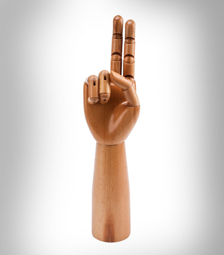 Handy Hand Shaped Salt and Pepper Shakers
