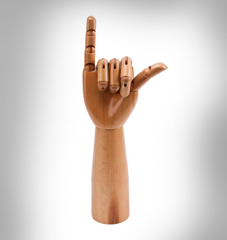 Handy Hand Shaped Salt and Pepper Shakers