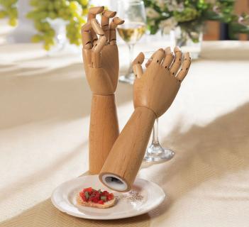 Hand Shaped Salt And Pepper Mills