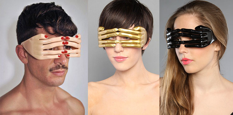 Hands Over Eyes Glasses
