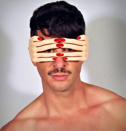 Hands Over Eyes Glasses