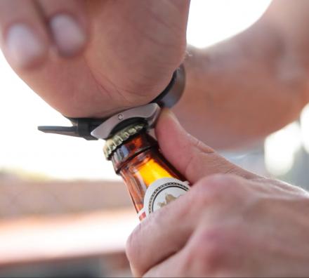Happy Hour Watch: A Wrist Watch With a Bottle Opener Buckle