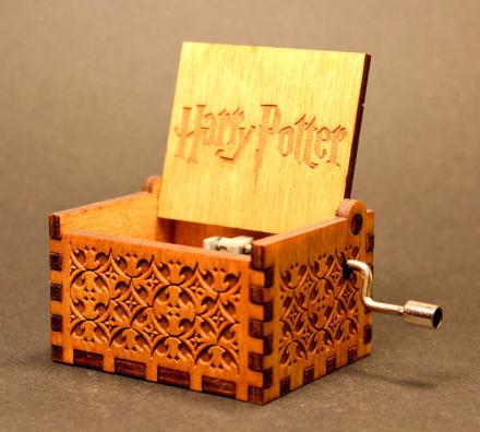 Harry Potter Theme Wooden Music Box