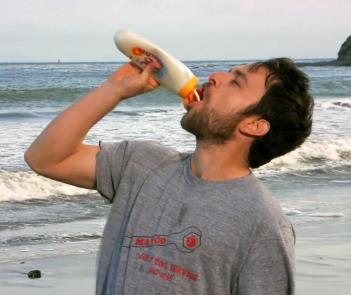 Hidden Sunscreen Lotion Flask