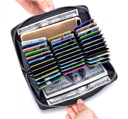 High-Capacity 36 Card Slot Wallet