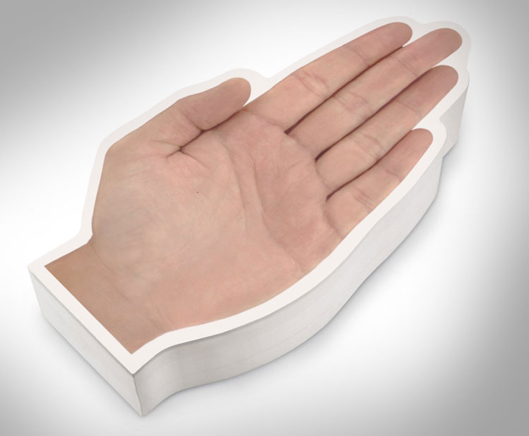 Human Hand Sticky Notes