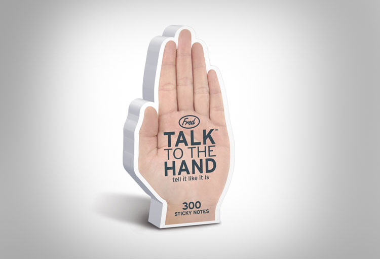 Human Hand Sticky Notes