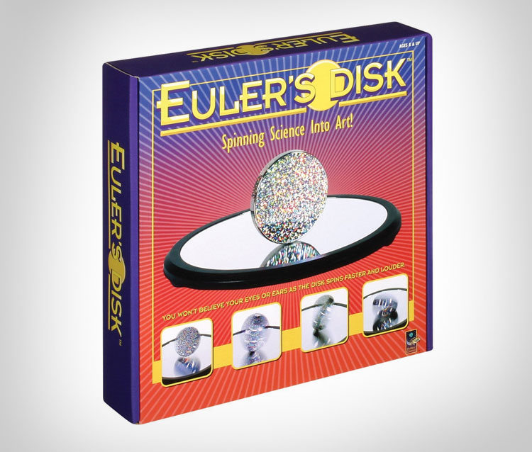 Hypnotic Infinite Spinning Euler's Disk - Science Toy