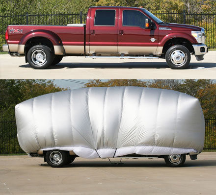 There’s an Inflatable Hail Protector For Your Vehicle When You Need To Park Outside