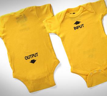 Input Output Baby Onesie