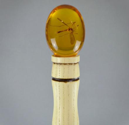 Jurassic Park Mosquito In Amber Cane Replica