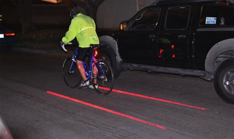 Laser Bike Lane Lights
