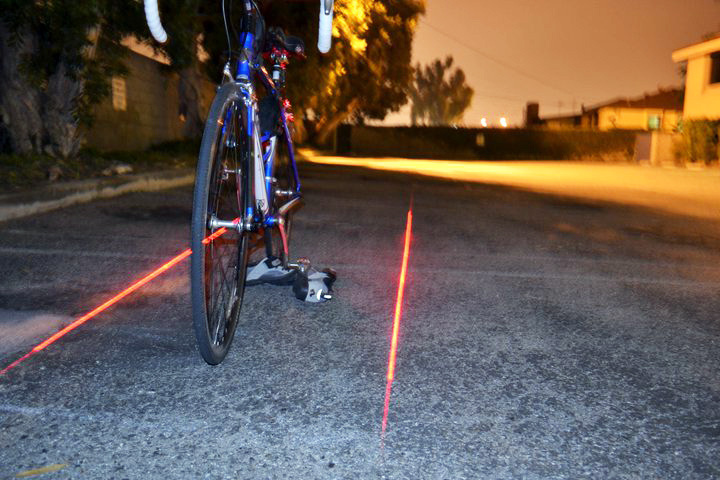 Laser Bike Lane Lights