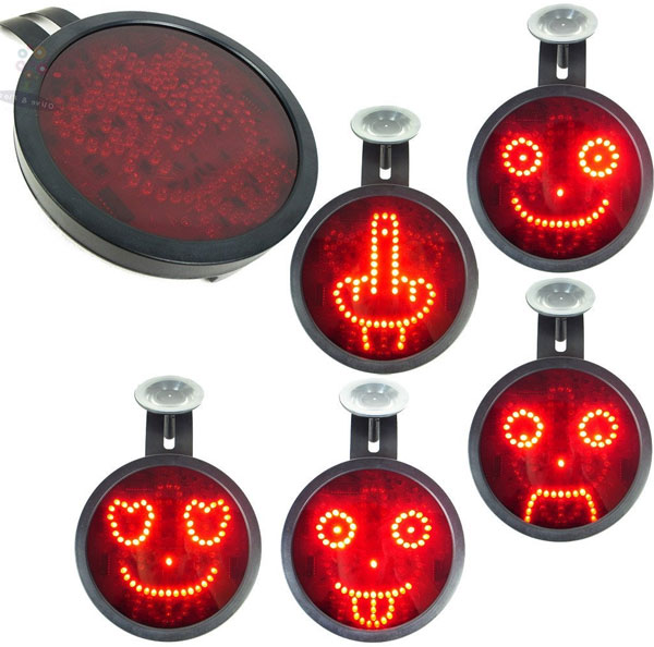 Middle Finger LED Car Display