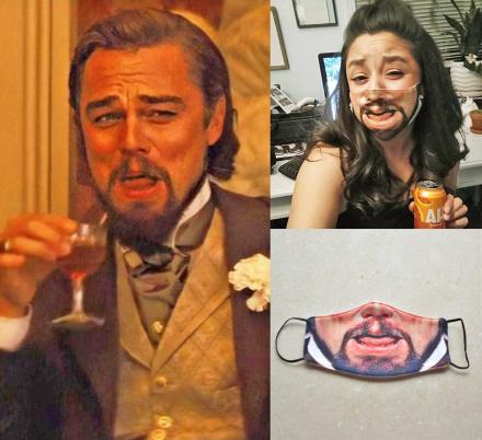 There’s Now a Leonardo DiCaprio Laughing Meme Face Mask You Can Get