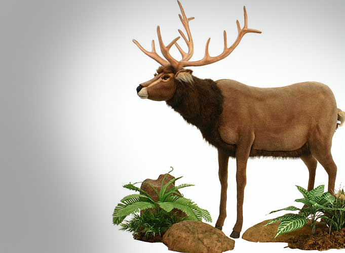 Lifesize Animated Talking Reindeer