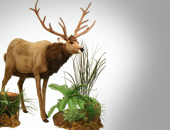 Lifesize Animated Talking Reindeer