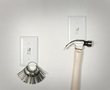 Magnetic Light Switch Plate Cover