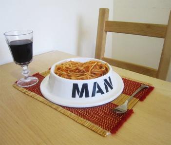 Man Bowl The Human Dog Bowl