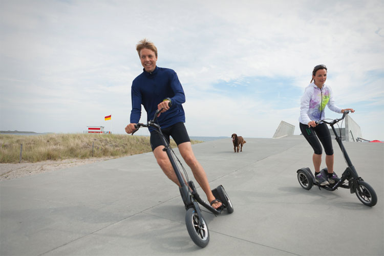 Me-Mover Human Powered Step Driven Scooter