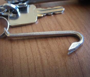 Mini Crowbar Keychain