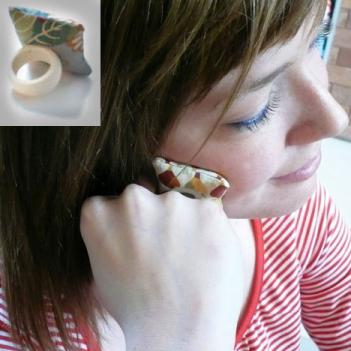Mini Pillow Cushion Ring